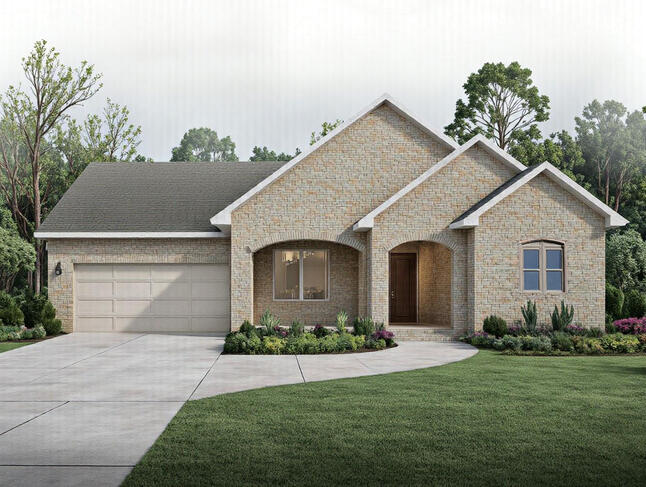 Exterior Rendering of a House